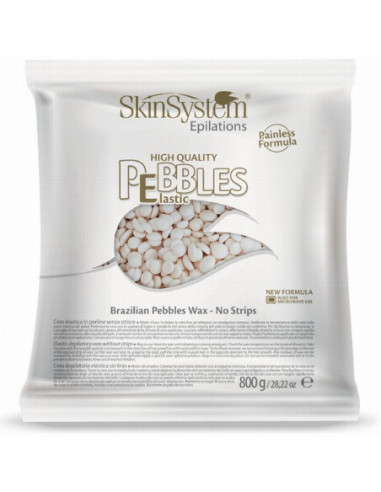 SkinSystem PEBBLES Hard-hot wax Vanilla cream 800g