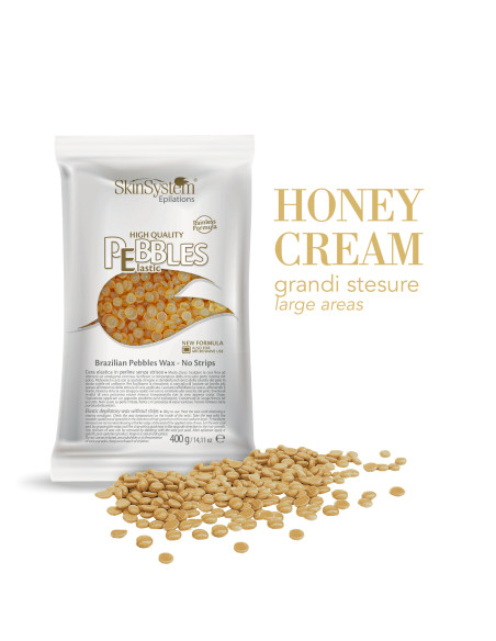 SkinSystem PEBBLES Cietais-karstais vasks Medus krēms 800g