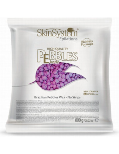 SkinSystem PEBBLES горячий воск крем фиолетовый 800гp