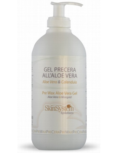 SkinSystem Pre-epilation gel (aloe vera/calendula) 500ml