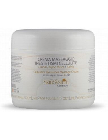 SkinSystem Cream for massage, cellulite skin damage reduction 250ml