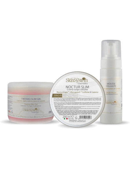 SkinSystem Putas ķermenim, pret celulītu, mazina ādas bojājumus 180ml