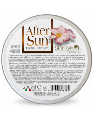 SkinSystem AFTER SUN lotion, bronze tan resistance 200ml