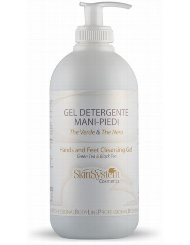 SkinSystem Hand and foot cleansing gel (green/black tea) 500ml