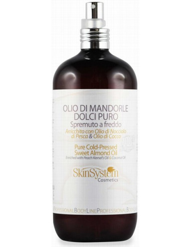 SkinSystem Body oil (sweet almond/peach/coconut) 500ml