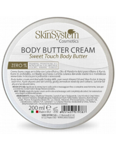 SkinSystem Body Butter with almond oil 200ml