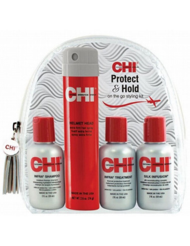 CHI INFRA дорожный комплект для волос 4x59мл