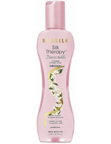 BIOSILK Silk Therapy Irresistible neizskalojams matu zīds ar jasmīna un medus ekstraktiem 167ml