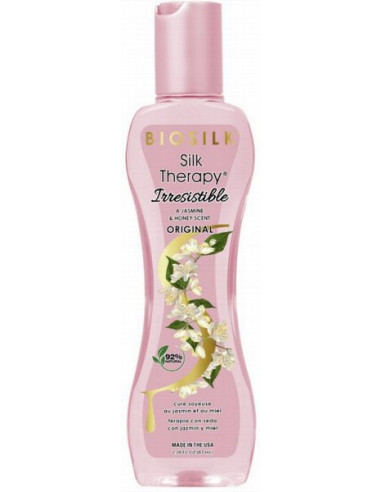 BIOSILK Silk Therapy Irresistible neizskalojams matu zīds ar jasmīna un medus ekstraktiem 67ml