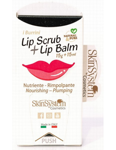 SkinSystem Kit for lip care and volume (scrub 15g + balm 15 ml)