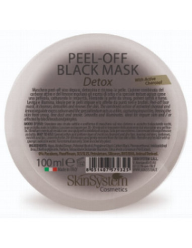SkinSystem Peel-Off Maska sejai (melna) 100ml