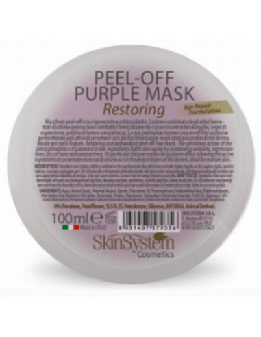SkinSystem Peel-Off Maska sejai (violetā) 100ml