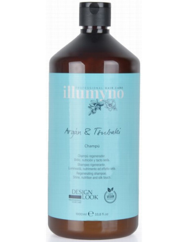 ILLUMYNO Šampūns matu elastībai un mirdzumam (Argāna-Tsubaki eļļas) 1000ml