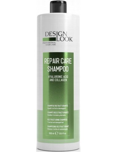 REPAIR CARE Šampūns restrukturizējošs-attīrošs-barojošs (Hialuronskābe/Kolagēns) 1000ml