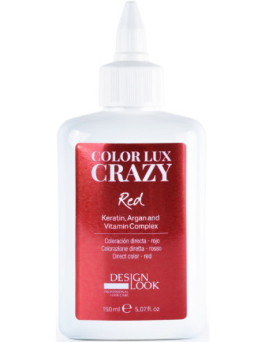 COLOR LUX CRAZY Matu krāsa Red 150ml