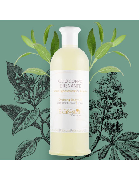 SkinSystem Body Oil for massage, drainage 500ml