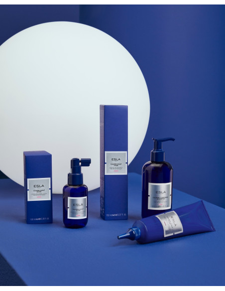 CALMING Nomierinošs galvas ādas eliksīrs Lentive atjaunojošs losjons jutīgai galvas ādai 100ml