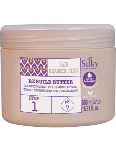 SILKY HAIR RECOSTRUCTION Butter for hair 500ml