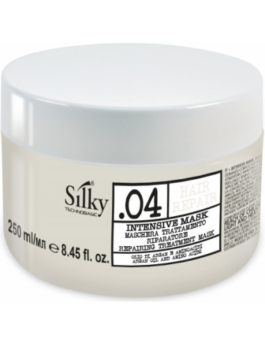 SILKY REPAIR Maska intensīvai matu elastības, mirdzuma un ph līmeņa  atjaunošanai 250ml