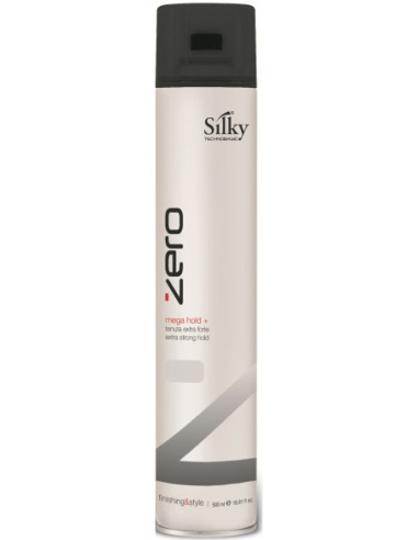 SILKY ZERO Mega Hold+ hairspray 500ml