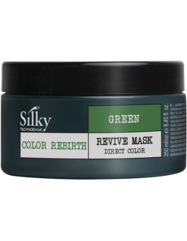 SILKY TECHNOBASIC Maska krāsas toņa atjaunošanai GREEN(zaļa) 250ml