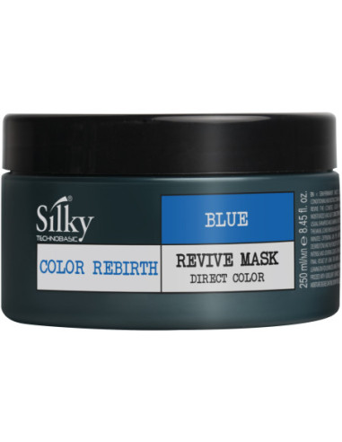 SILKY TECHNOBASIC Maska krāsas toņa atjaunošanai BLUE (zila) 250ml