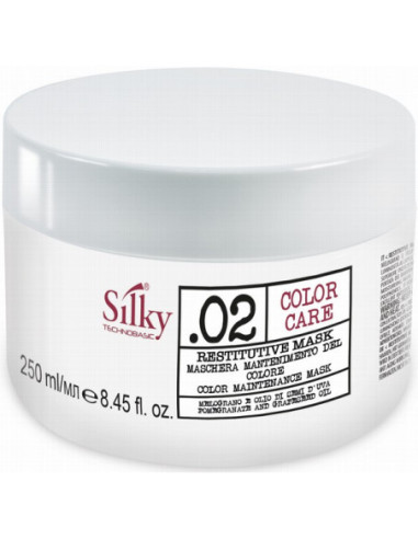 SILKY COLOR CARE Maska krāsotiem matiem, aizsargā pret novecošanos,  antioksidējoša iedarbība 250ml