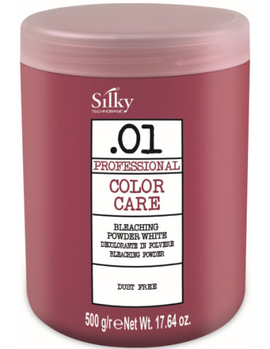 SILKY .01 COLOR CARE bleach powder white up to 7 tones 500gr