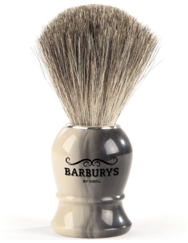 BARBURYS "Grey Horn" shaving brush
