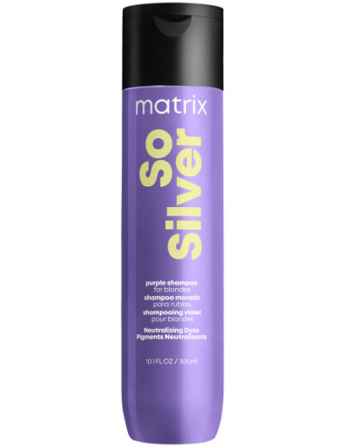 MATRIX TOTAL RESULTS COLOR OBSESSED SO SILVER SHAMPOO TO NEUTRALIZE YELLOW 300ML