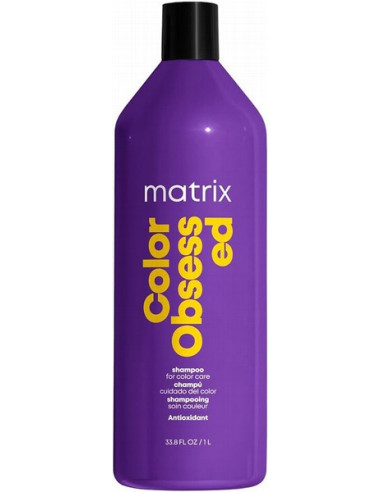 MATRIX TOTAL RESULTS COLOR OBSESSED SHAMPOO FOR COLOR CARE WITH ANTIOXIDANT 1000ML