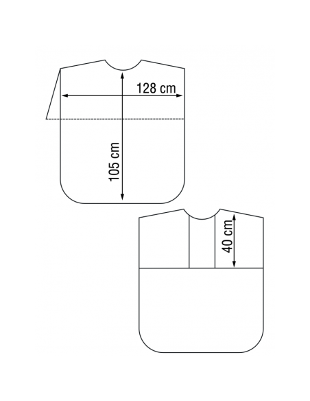 Apmetnis Poly Flex matu griešanai, spiedpogu aizdare, 126x110cm, melns