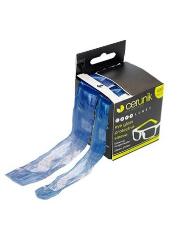 Protective film for glasses Capalunet Duo Box Blue, 400 pcs per roll.