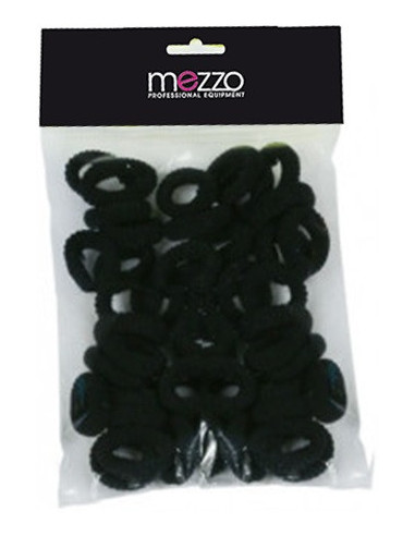 Hair band velours black 20mm, 50pcs