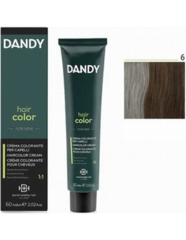DANDY COLOR 6 - мужская краска для волос 60мл