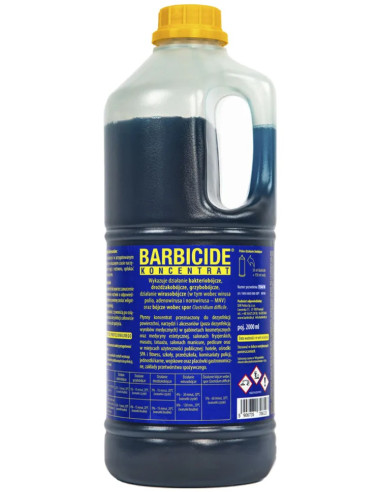 BARBICIDE - Concentrate for disinfecting instruments and surfaces 1:20, 2000ml