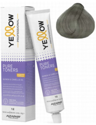 YELLOW PURE TONERS  hair color DUSTY GREY .17 100ml