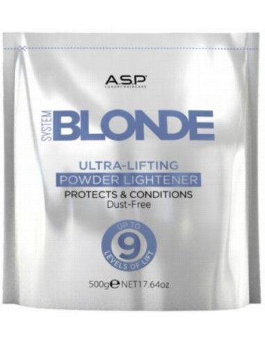 SYSTEM BLONDE Ultra Lifting Powder Matu balinātājs 9 līmeņi 500g