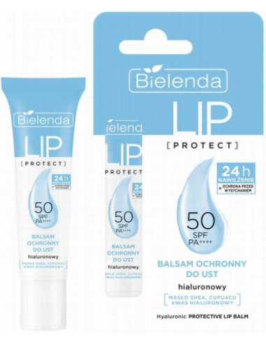 LIP PROTECT Защитный бальзам для губ SPF 50, Гиалуроновая кислота 10гp