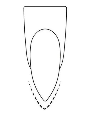 Dual nail modelling forms, 120 pcs,...