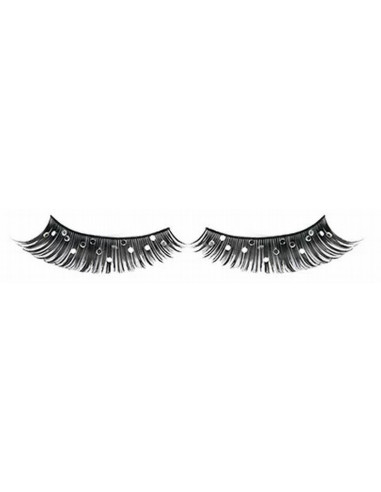 Crazy Strass false eyelashes / 2psc with glue