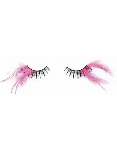 Mākslīgās skropstas Crazy Plume noire et fushia / 2gab+līme