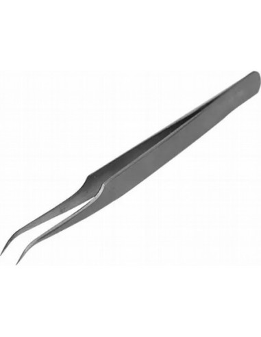 Tweezers for eyelash extensions, extra curved shape 120mm