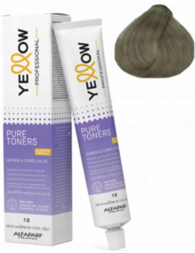 YELLOW PURE TONERS  hair color DEEP MATE .7 100ml