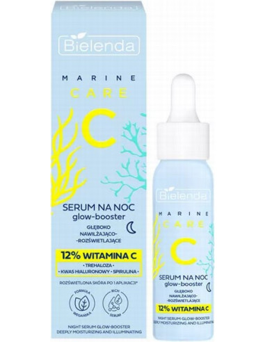 C MARINE CARE Serum-Hydro-booster deeply moisturizing and brightening for night 30ml