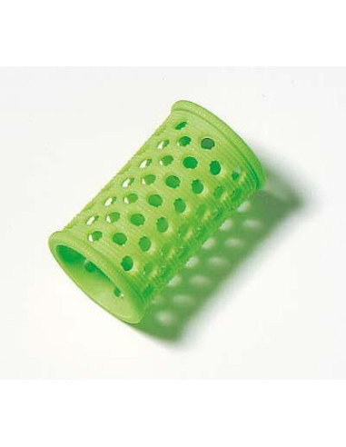 Comair Hair rollers, conical, short pack of 10 25.5mm green flat corrugated