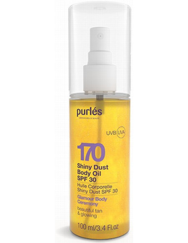 Purles 170 - GLAMOUR BODY CEREMONY Shiny dust Body Oil 100ml