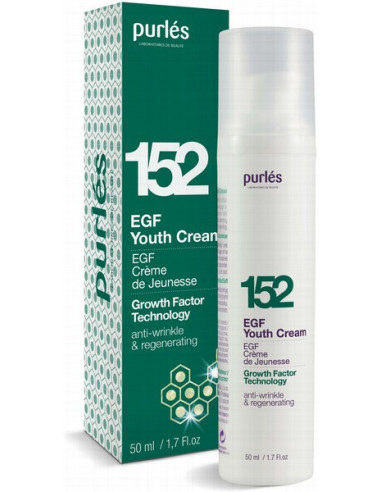 Purles 152 - GROWTH FACTOR TECHNOLOGY EGF Youth Cream Intensive Regeneration & Anti Wrinkle Formula 50ml