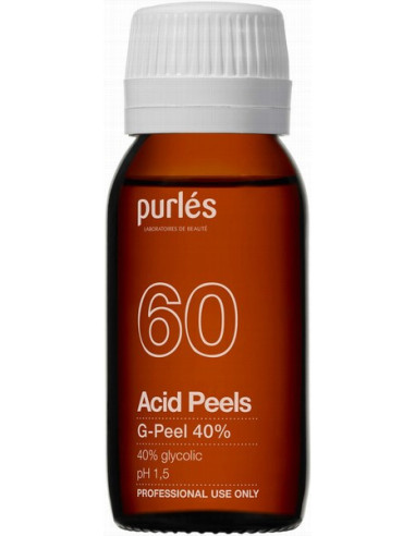 Purles 60 - ACID PEELS G-Peel 40% Deep Exfoliating Solution PH 1.5 100ml
