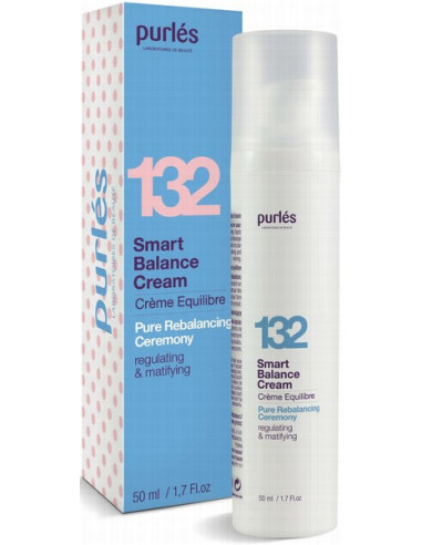 Purles 132 - PURE REBALANCING CEREMONY Smart Balance Cream Sebum Control & Radiance For Oily Skin 50ml